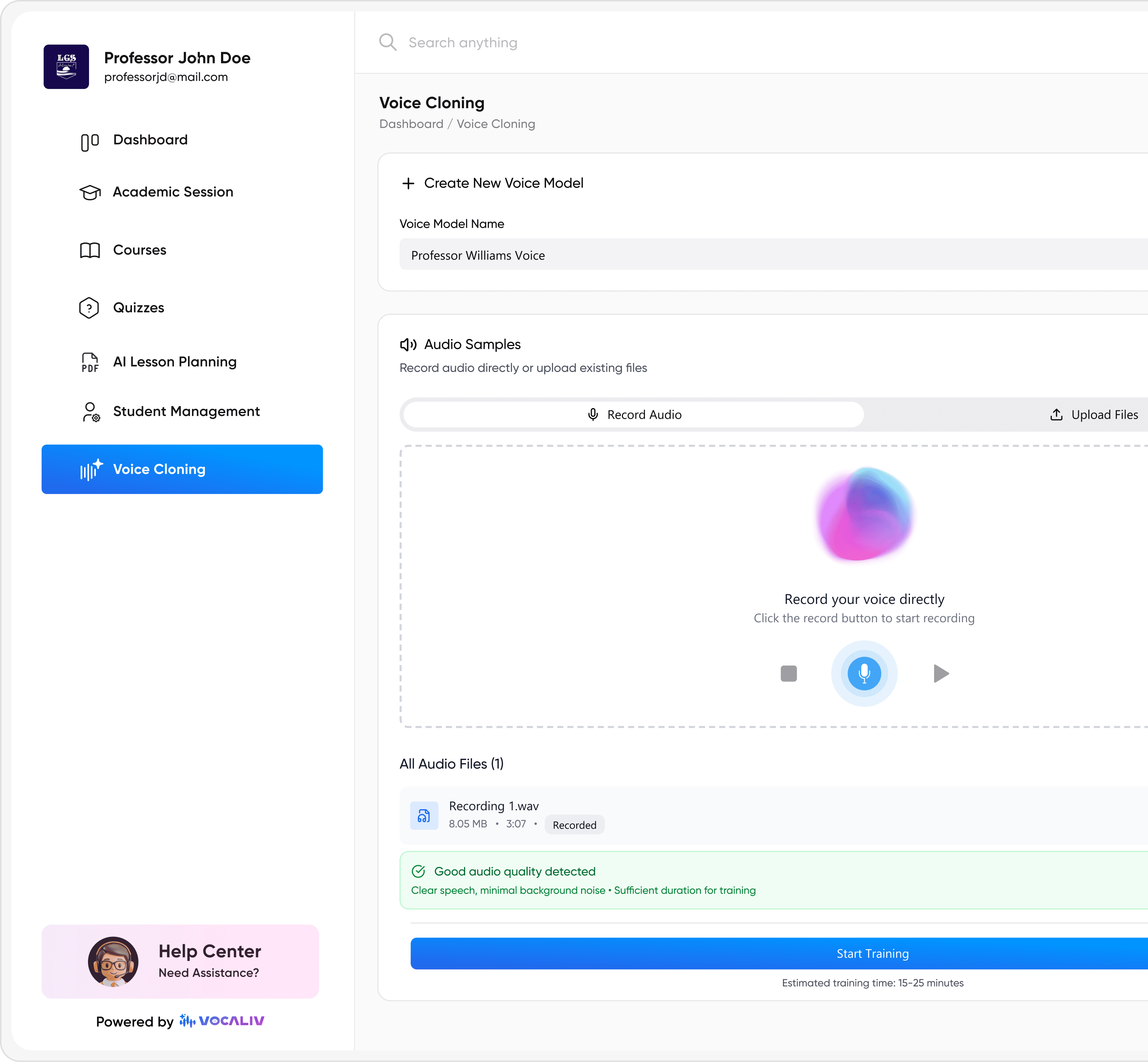 AI Voice Cloning
